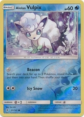 Alolan Vulpix - 21/145 - Common Reverse Holo