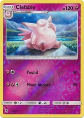 Clefable - 40/68 - Rare Reverse Holo