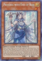 Priestess with Eyes of Blue - LCKC-EN016 - Secret Rare 1st Edition