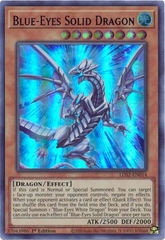 Blue-Eyes Solid Dragon (Blue) - LDS2-EN014 - Ultra Rare 1st Edition