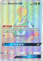 Shuckle GX - 215/214 - Hyper Rare