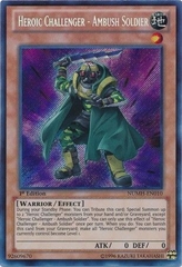 Heroic Challenger - Ambush Soldier - NUMH-EN010 - Secret Rare 1st Edition
