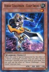 Heroic Challenger - Clasp Sword - NUMH-EN011 - Super Rare 1st Edition