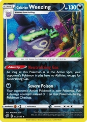 Galarian Weezing - 113/192 - Holo Rare Reverse Holo