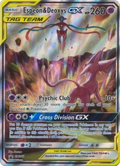 Espeon & Deoxys GX - SM240 - Alternate Art Promo