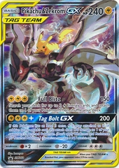 Pikachu & Zekrom GX - SM168 - Alternate Art Promo