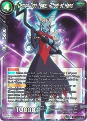 Demon God Towa, Ritual at Hand - BT13-138 - Rare Foil