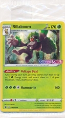 Rillaboom - SWSH006 - (Staff) Sword & Shield Pre-Release Promo Pack of 4 Cards