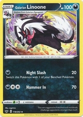 Galarian Linoone - 118/202 - Uncommon