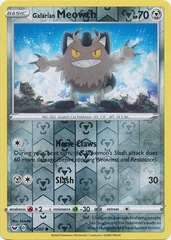 Galarian Meowth - 127/202 - Common Reverse Holo