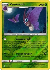 Venomoth - 11/214 - Rare Reverse Holo