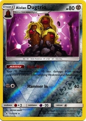 Alolan Dugtrio - 122/214 - Rare Reverse Holo
