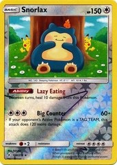 Snorlax - 158/214 - Holo Rare Reverse Holo