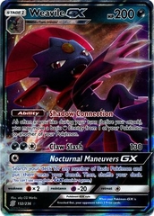 Weavile GX - 132/236 - Ultra Rare
