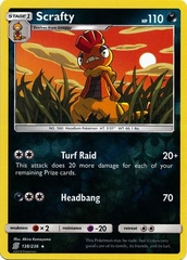 Scrafty - 138/236 - Rare Reverse Holo