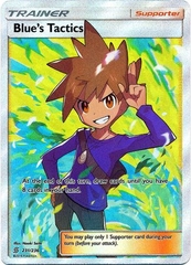 Blue's Tactics - 231/236 - Full Art Ultra Rare