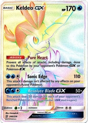 Keldeo GX - 240/236 - Hyper Rare