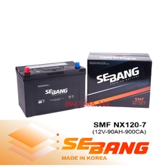 ẮC QUY SEBANG SMF NX120-7 (12V-90AH)