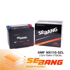 ẮC QUY SEBANG SMF NX110-5ZL (12V-75AH)