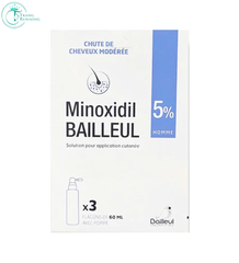Xịt mọc tóc Minoxidil Bailleul 2% (cho nữ) và 5% (cho nam) chuẩn Pháp, kích thích mọc tóc và giảm rụng tóc