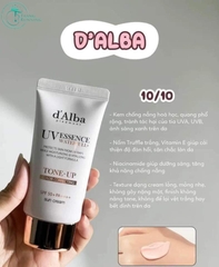 Kem Chống Nắng d'Alba Nâng Tông Sáng Hồng Tự Nhiên 50ml
