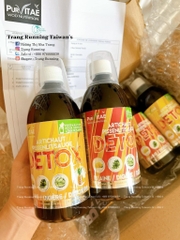 [Hàng Pháp] Nước uống Detox thải độc cơ thể Purvitae giúp cơ thể khỏe mạnh, giảm tích nước, giảm cân an toàn 500ml