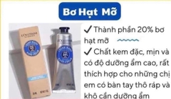 Kem tay Loccitance 20% 150ml 🤩🤩