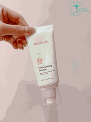Kem Chống Nắng Nâng Tone Kiềm Dầu Peacholic Fresh Calming Sun Gel SPF 50+ PA++++(mẫu mới)