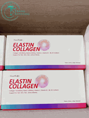 Nước Uống Elastin Collagen MasilRaon Hộp 30 Chai X 25ml Hỗ Trợ Dưỡng Da Móng Tóc