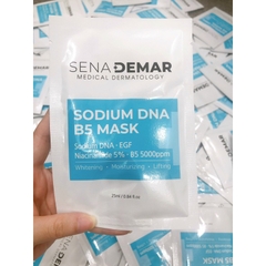[Hàng Hàn] COMBO 5 miếng mặt nạ cấp ẩm, dưỡng trắng, phục hồi da Sena Demar Sodium DNA B5 mask - Hàn