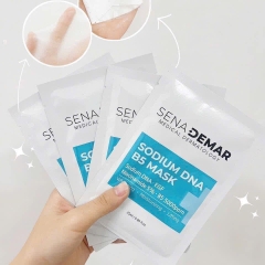 [Hàng Hàn] COMBO 5 miếng mặt nạ cấp ẩm, dưỡng trắng, phục hồi da Sena Demar Sodium DNA B5 mask - Hàn