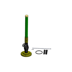 High-Power Tactical Vehicular Antenna (Spring Base)