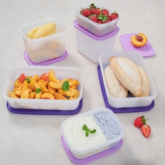 Bộ hộp trữ đông dẻo Violet Tupperware (6 hộp)