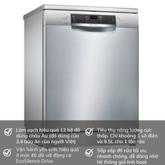 Máy Rửa Bát Độc Lập Bosch SMS46GI01P