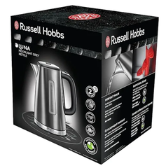 Ấm Siêu Tốc Russell Hobbs 23211-70 Luna Moonlight, Dung Tích 1.7L, Công Suất 2400W Màu Xám