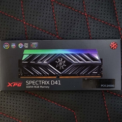 RAM máy tính để bàn PC Adata XPG Spectrix D41 RGB Grey (AX4U300016G16A-ST41) 16GB (1x16GB) DDR4 3000Mhz