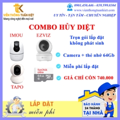 COMBO HỦY DIỆT CAMERA (IMOU-EZVIZ-TAPO)