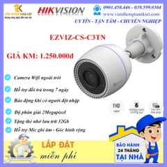 EZVIZ CS-C3TN ĐỘ PHÂN GIẢI FHĐ 1080P-HỖ TRỢ MIC GHI ÂM