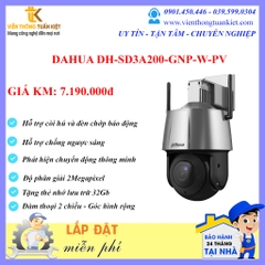 CAMERA SPEEDOME DAHUA DH-SD3A200-GNP-W-PV
