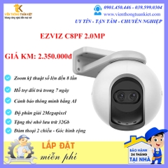 EZVIZ C8PF 1080P-ĐÀM THOẠI 2 CHIỀU-BÁO ĐỘNG THÔNG MINH