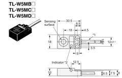 Cảm biến: TL-W5MD2 2M OMS