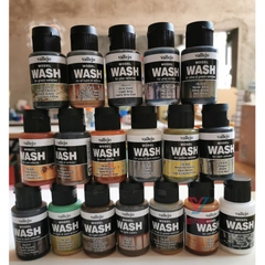 Sơn nước Acrylic Vallejo WASH tạo hiệu ứng mài mòn thời tiết AV 76505 76516 các loại