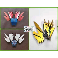 Phụ kiện Bờm cho MG Unicorn Banshee Phenex Showdown Armor Expansion Mane Fries Backpack