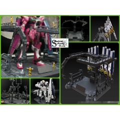 Phụ kiện mô hình lắp ráp FLS Action base Hangar Float Funnel HWS cho HG RG gundam các loại / Nu