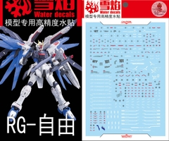 Decal nước RG Freedom các loại