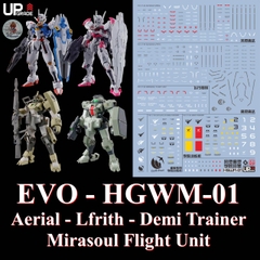 Decal nước HG HGWM-01 Aerial - Lfrith - Mirasoul Flight - Demi Trainer