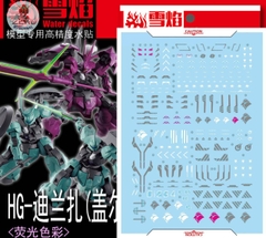 Decal nước HG DILANZA 3in1 - FS (Flaming Snow)