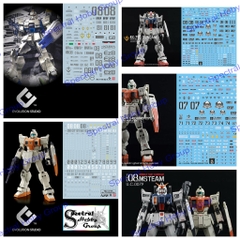 Decal nước dán mô hình MG HG EZ8 RX79 RGM79 08MS GM - Water sticker các loại