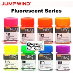 Sơn mô hình Jumpwind color màu huỳnh quang phát sáng với led UV No. 111-118 Fluorescent lacquer paint