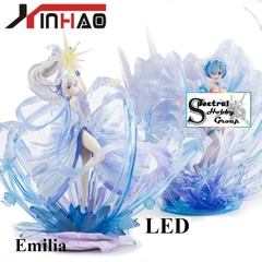Mô hình tĩnh Figure 1/7 Crystal EMILIA Re:Zero with led light 36cm HIGH QUALITY - XINHAO